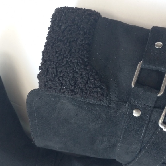 Dolce Vita Elsa Boots Faux Suede Leather Buckle Closure Women's Sz 10 - Picture 10 of 15